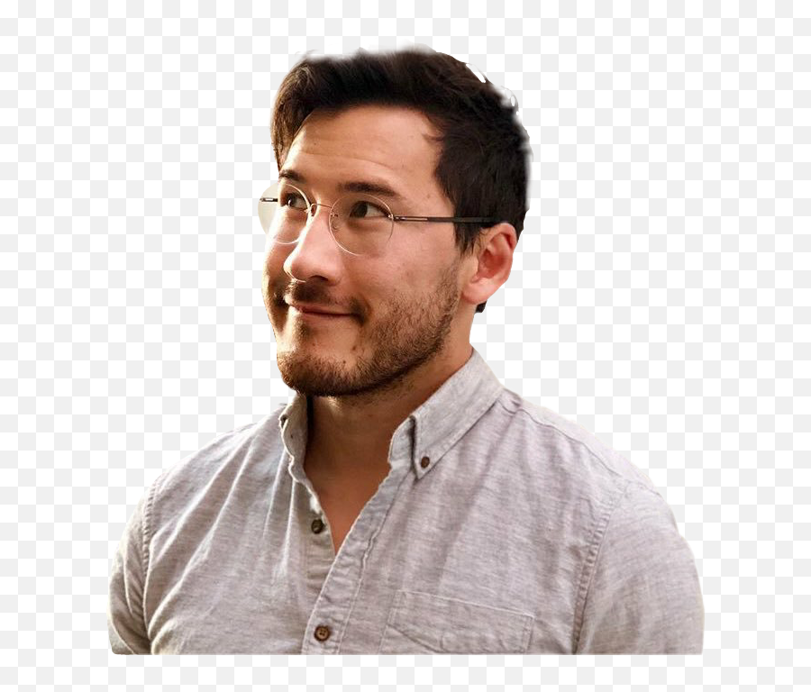 Markiplier Youtube Yputuber Sticker By Cordelia - Markiplier Round Glasses Emoji,Markiplier Emoji