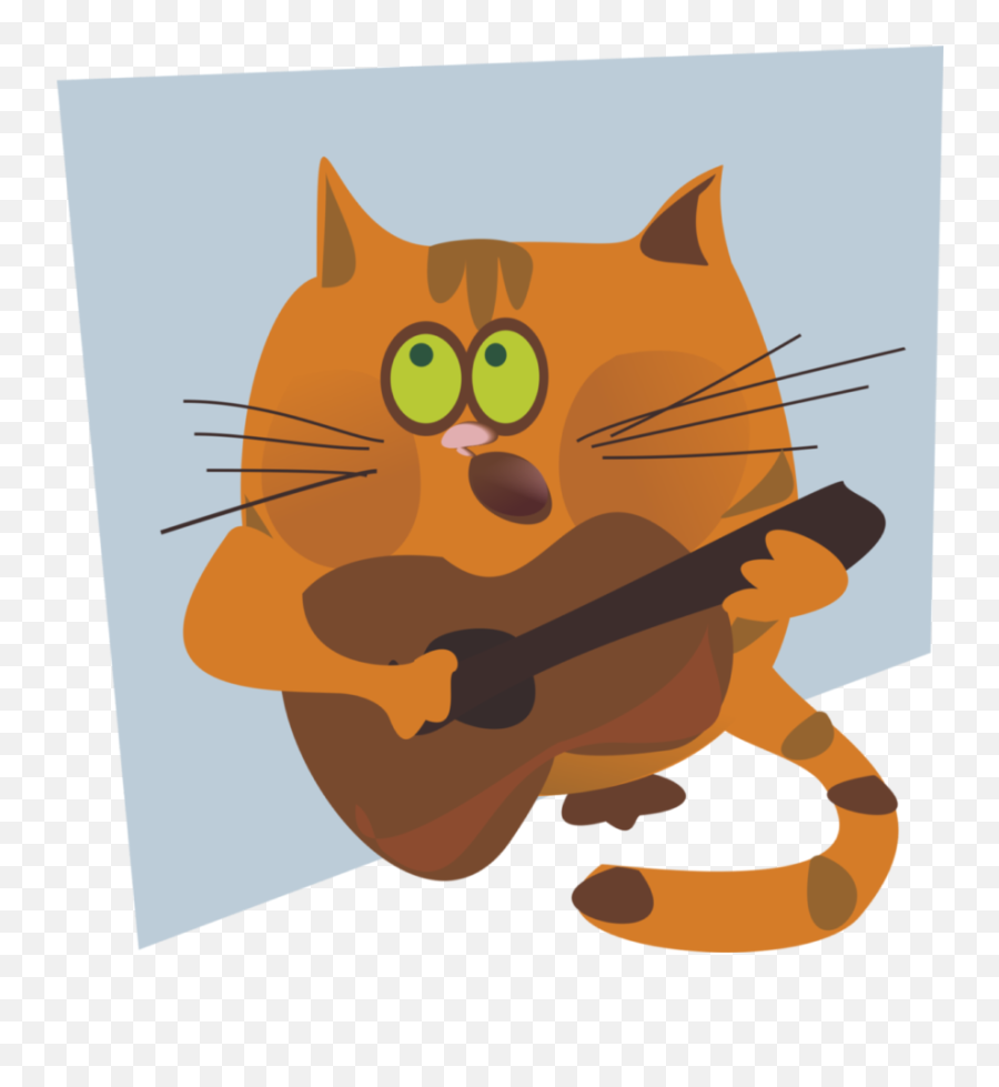 Termine U2013 Knallaktiv - Cat Playing Guitar Cartoon Png Emoji,Emoticons Beweglich