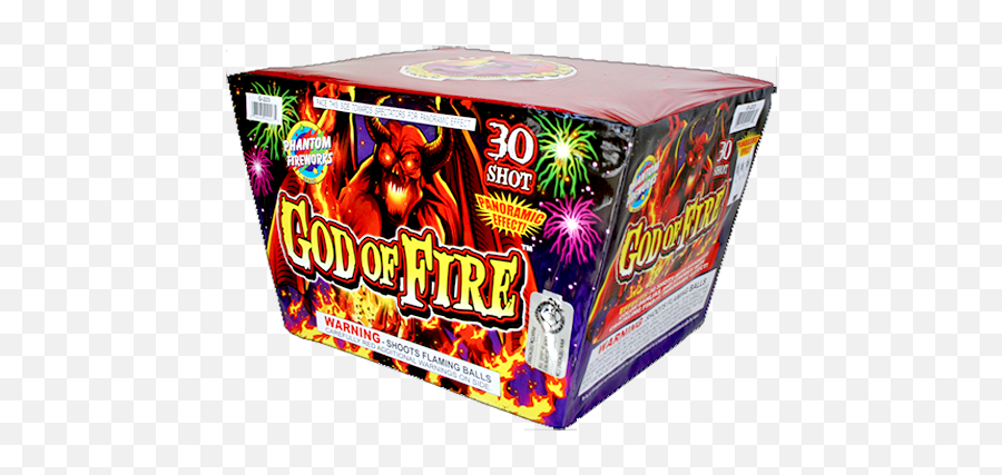 Products God Of Fire Fireworks Bonfire Night Fourth Of - 30 Shot Fireworks Emoji,Liteing Fire Emoticon