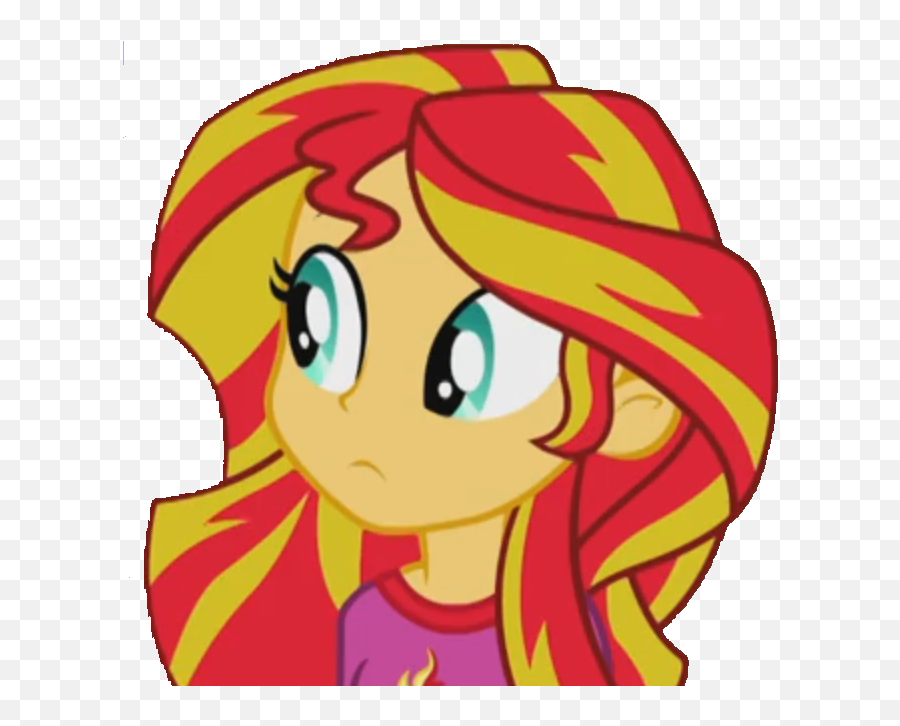 735100 - Equestria Girls Rainbow Rocks Safe Sunset Equestria Girl Sunset Shimmert Emoji,Emotions Rocks
