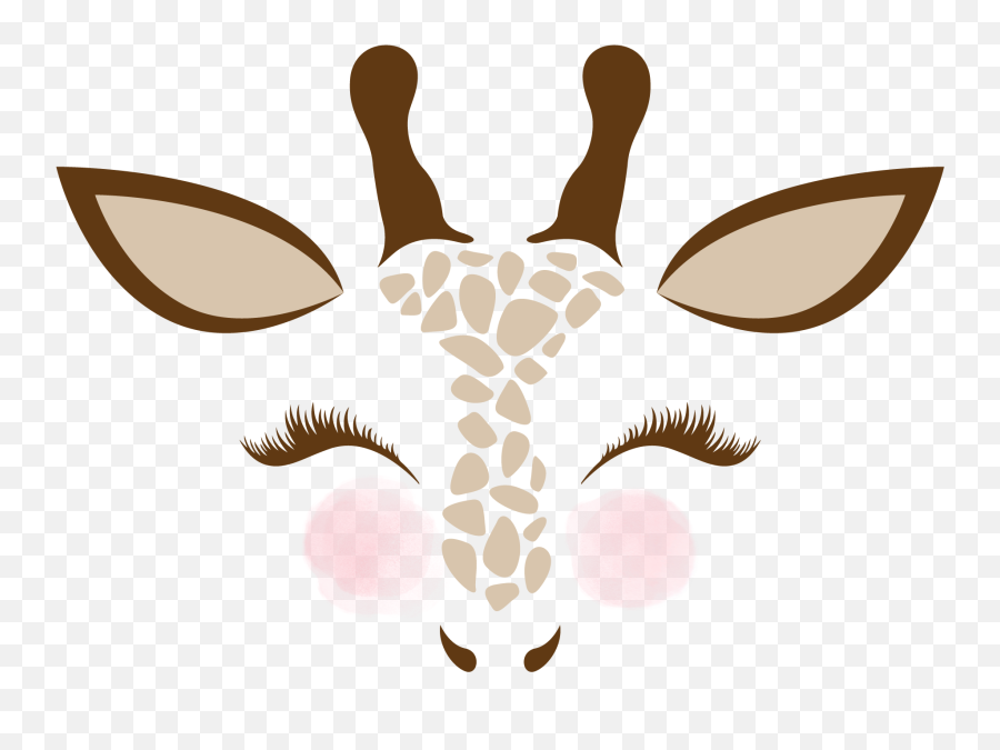 Giraffe Face Clip Art - Clipart Giraffe Face Emoji,Giraffe Emoji