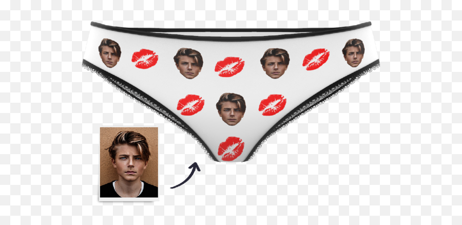 Custom Face Panties - Panties With Face Print Emoji,Kitty Emoticon Panities