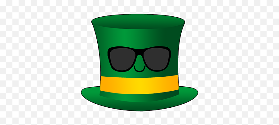 Saint Patrick By Luis Maldonado - Costume Hat Emoji,Iphone Emojis Top Hat
