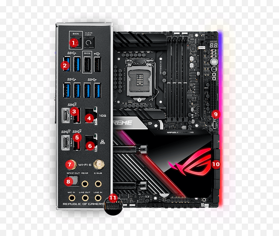 Asus Rog Maximus Xii Extreme Wifi 6 Lga 1200 Intel Z490 Sata 6gbs Extended Atx Intel Motherboard 16 Power Stages Quad M2 10gbps U0026 Intel 25gb - Asus Rog Maximus Xii Extreme Emoji,Emotion Comet 110 Kayak Cover