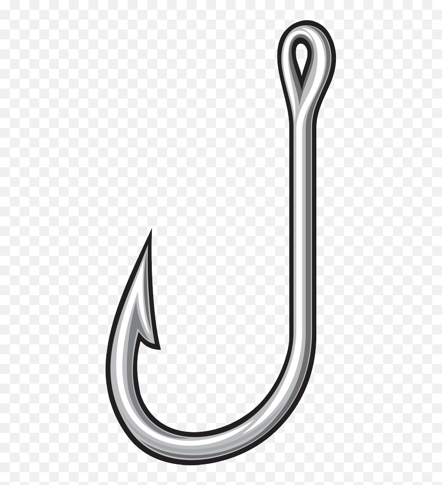 Download Hd Transparent Background Fish Hook Clip Art - Transparent Background Fishing Hook Clipart Emoji,Hook Emoji