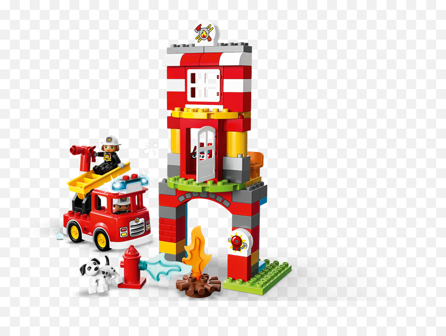 Lego Duplo Town Fire Station 10903 Firefighter Toy For Kids - Duplo Fire Station Instructions Emoji,Lego Sets Your Emotions Area Giving Hand With You