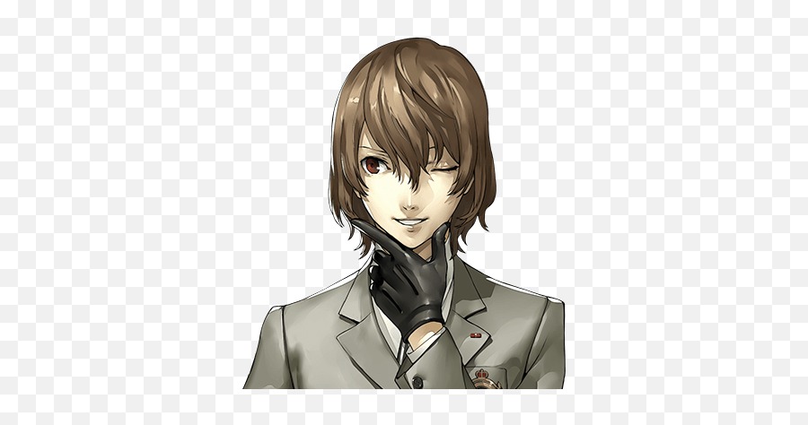 Goro Akechi Character Profile - Persona 5 Goro Akechi Emoji,Ryuji Persona 5 Emoji Shirt