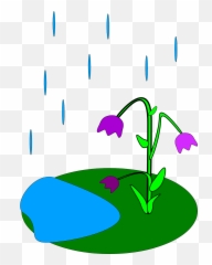 Flowers Raining Rain Water Rainy - Animated Flowers In Rain Emoji,Raindrop Sperm Emoji