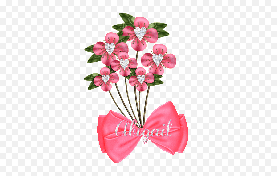 Abigail Name Graphics And Gifs - Happy Valentines Day Yolanda Emoji,Flores Para Facebook Emoticon
