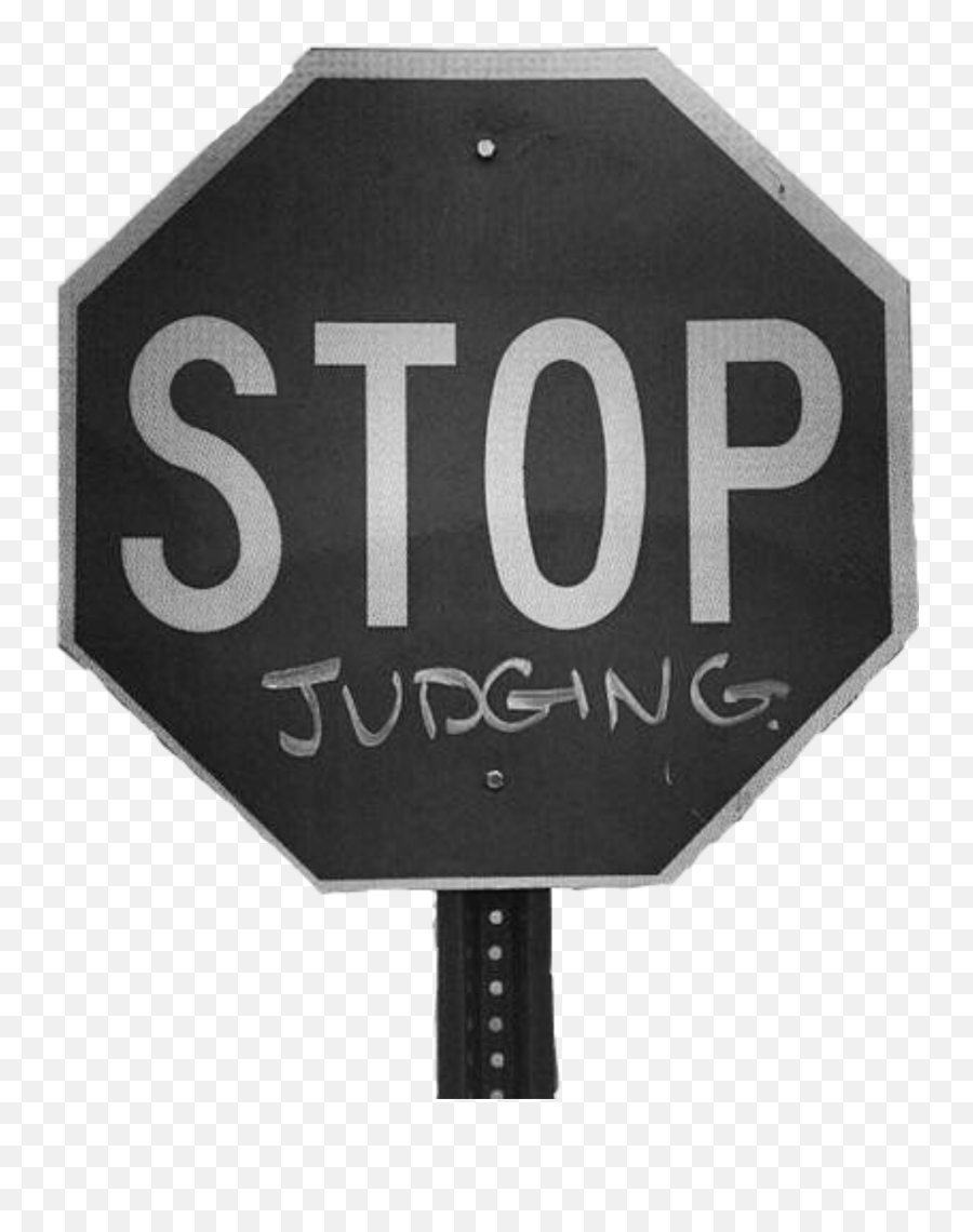 Stop Sign Grunge Aesthetic Sticker By Saima Hutri - St Church Emoji,Stop Sign Emoji