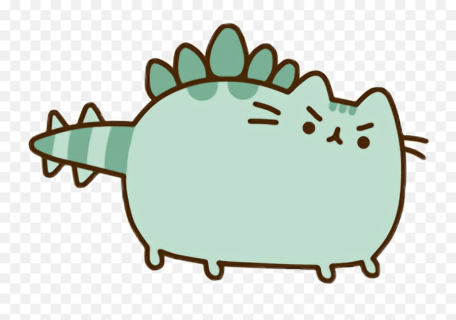 Dino Pusheen - Pusheen Dinosaur Transparent Cartoon Jingfm Transparent Pusheen Dinosaur Emoji,Pusheen Emoji