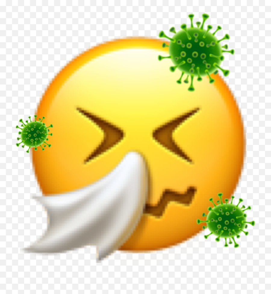 Sick Infected Virus Corona Emoji,Gross Emoji