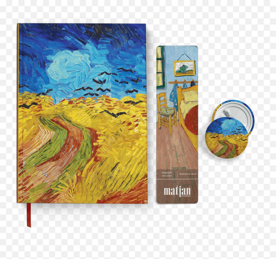Vincent Van Gogh With Crows - Van Gogh Wheatfield With Crows Phone Emoji,Van Gogh Art Emotion Express