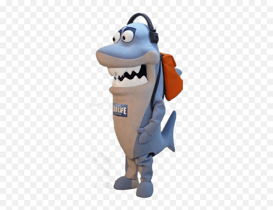 Shark Cutout U2013 Mascots - Fictional Character Emoji,Animated Shark Emoticon