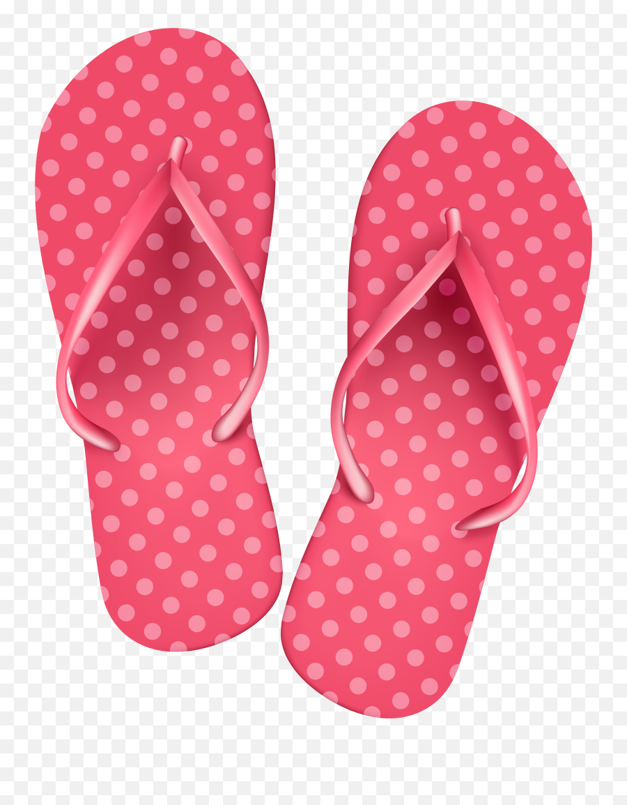 Pink Flip Flops Clip Art Image - Flip Flops Png Emoji,Pink Flip Flop Emoji
