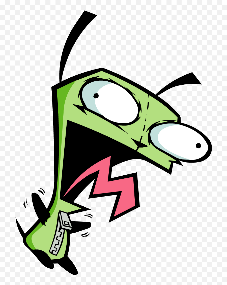 Gir Invader Zim Png Clipart - Crazy Gir Invader Zim Emoji,Invader Zim Emoji