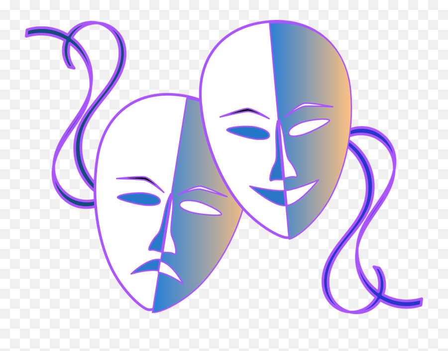 400 Free Sad U0026 Emoji Vectors - Pixabay Theatre Masks,Theater Emoji