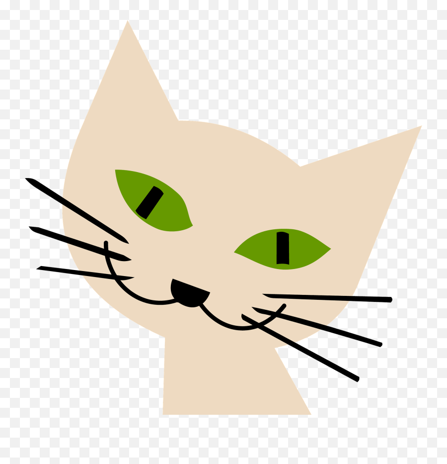 Green - Eyed Cat Face Clipart Free Download Transparent Png Emoji,Acenix Emojis