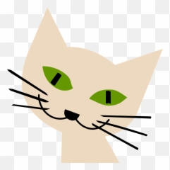 Green - Eyed Cat Face Clipart Free Download Transparent Png Emoji,Acenix Emojis