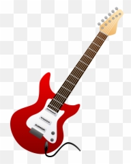 Red Electric Guitar Free Png Image - Clip Art Electric Guitar Emoji,Electric Emoji