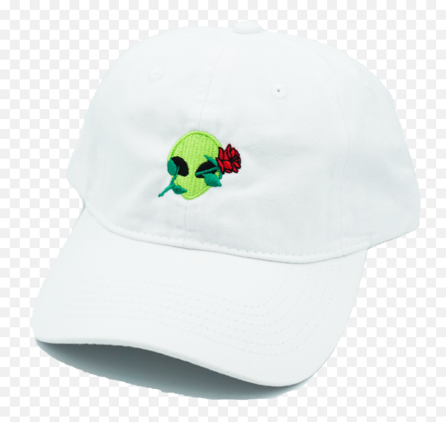 Alien Rose Dad Hat Emoji,Alien Emoticon For Facebook