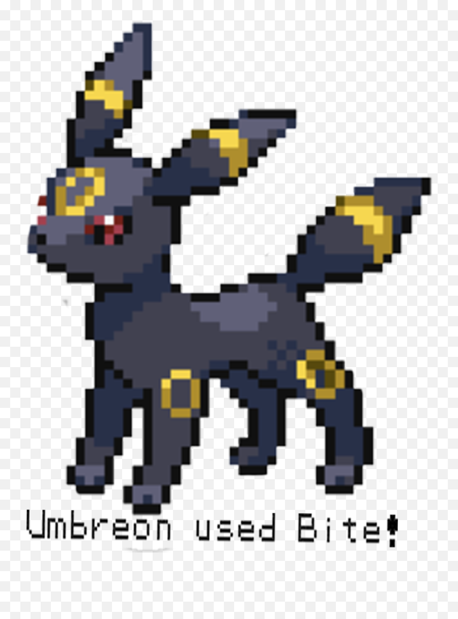 Sprite Umbreon Gif Pokemon Black U0026 White Pixel - Sprite Png Emoji,Pokemon Black & White - Emotion. Game