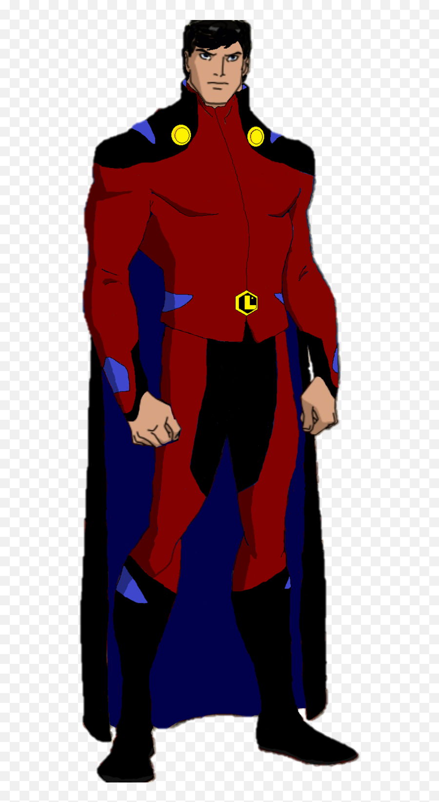 Young Justice Superboy New Costume Download Clipart - Full Emoji,Giant Emoji Costume