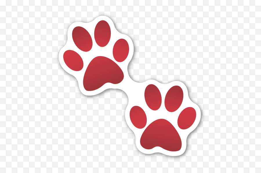 Paw Prints - Chihuahua Most Aggressive Dog Emoji,Paw Prints Emoji