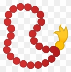 Prayer Beads Emoji - Beads Emoji,Popper Emoji