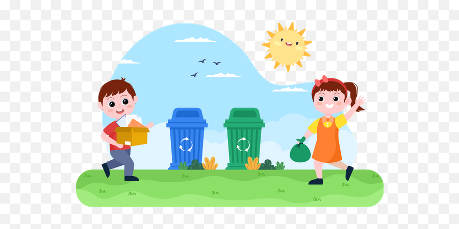 Recycle Bin Icon - Download In Flat Style Emoji,Environement Emoji