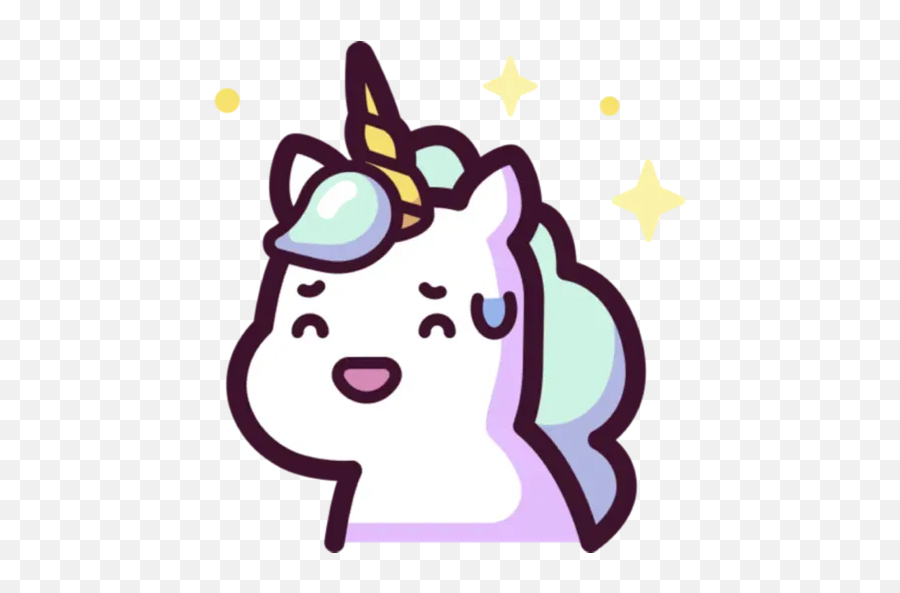 Unicorn By Miastywti - Sticker Maker For Whatsapp Emoji,What's With The Unicorn Emoji