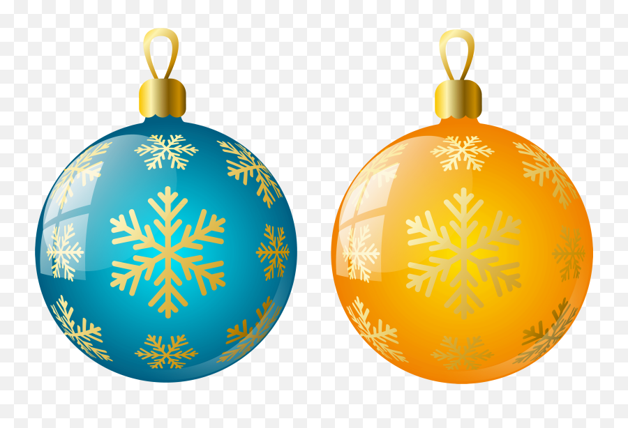Orange Clipart Christmas Ornaments Min - Ornaments Clip Art Emoji,Christmas Ornament Emoji