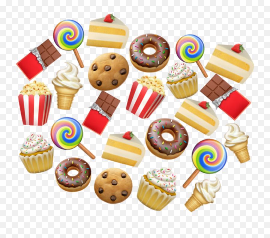 Food Emojifood Emoji Fastfood Sticker - Baking Cup,Fast Food Emoji