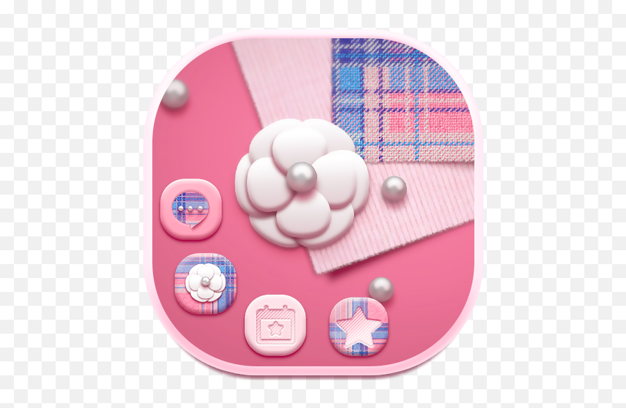 Pearl Classy Flower Theme Android App - Circle Emoji,Classy Emoji