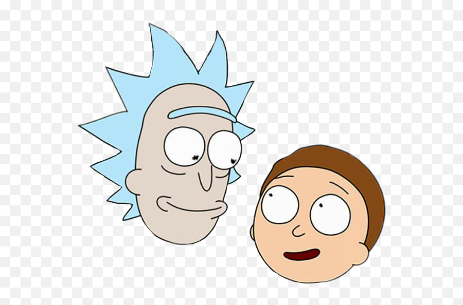 Rick And Morty Sticker Whatsapp Ios - Rick And Morty Head Only Emoji,Rick And Morty Emojis