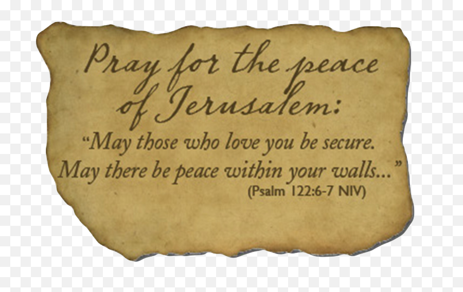 Pray For The Peace Of Jerusalem - Wicker Emporium Emoji,Yahoo Emotions List