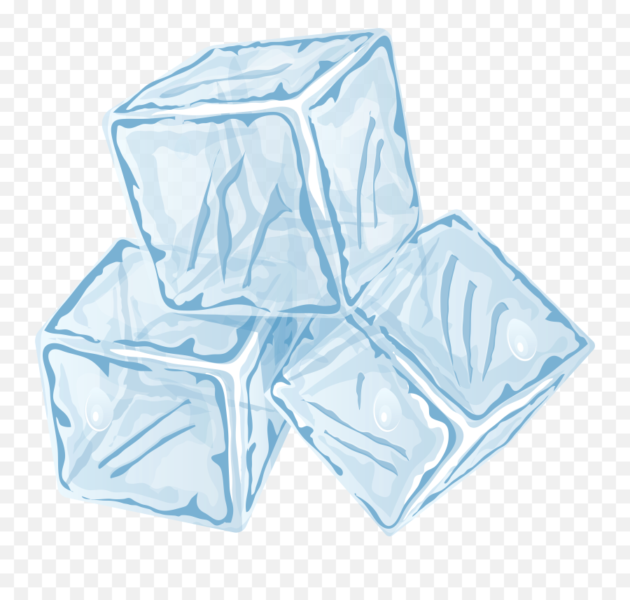 Ice Cube Melting Easy Drawing - Clip Art Library Ice Cube Png Clipart Emoji,Emoticon Ice Tray