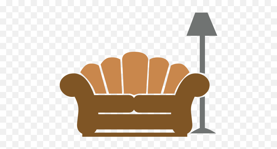 Couch And Lamp - Couch Emoji,Lamp Emoji