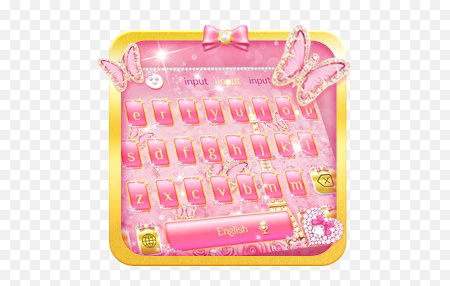 Pink Butterfly Keyboard 10001006 Download Android Apk Aptoide - Girly Emoji,Pink Butterfly Emoji