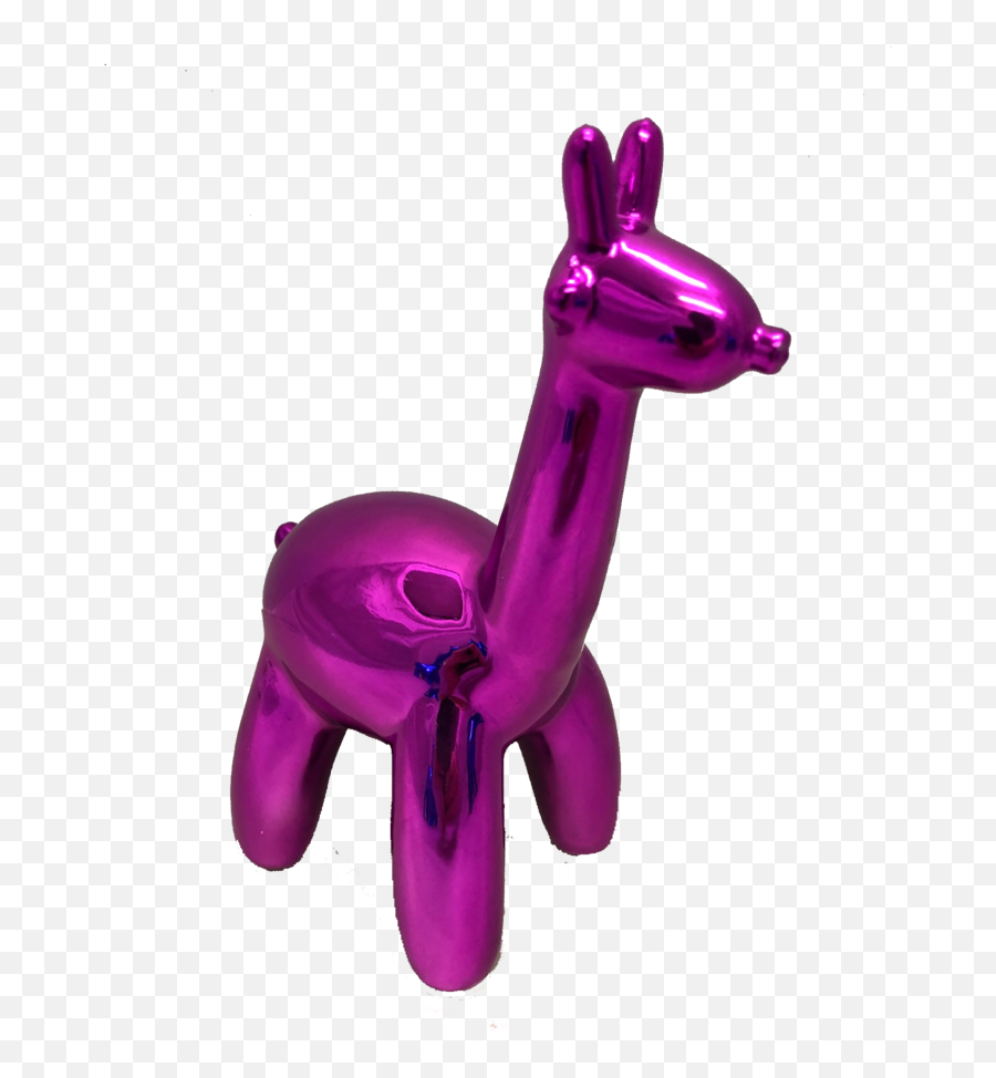 Medium Pink Balloon Giraffe Ornament U2013 Talking Balloons - Soft Emoji,Giraffe Emoji Png