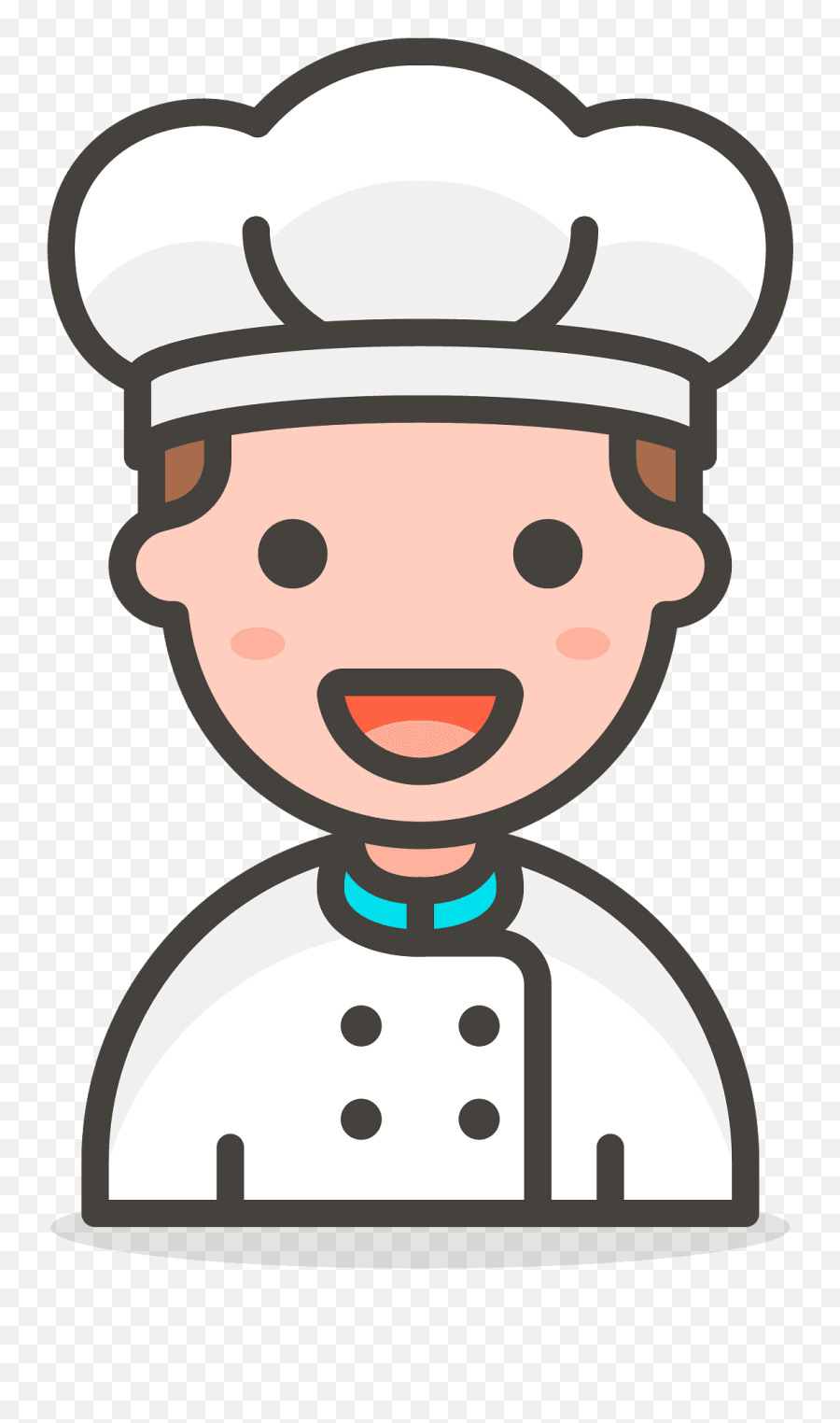 Man Cook Emoji Clipart - Man Tipping Hand Emoji Png,Chef Emojis