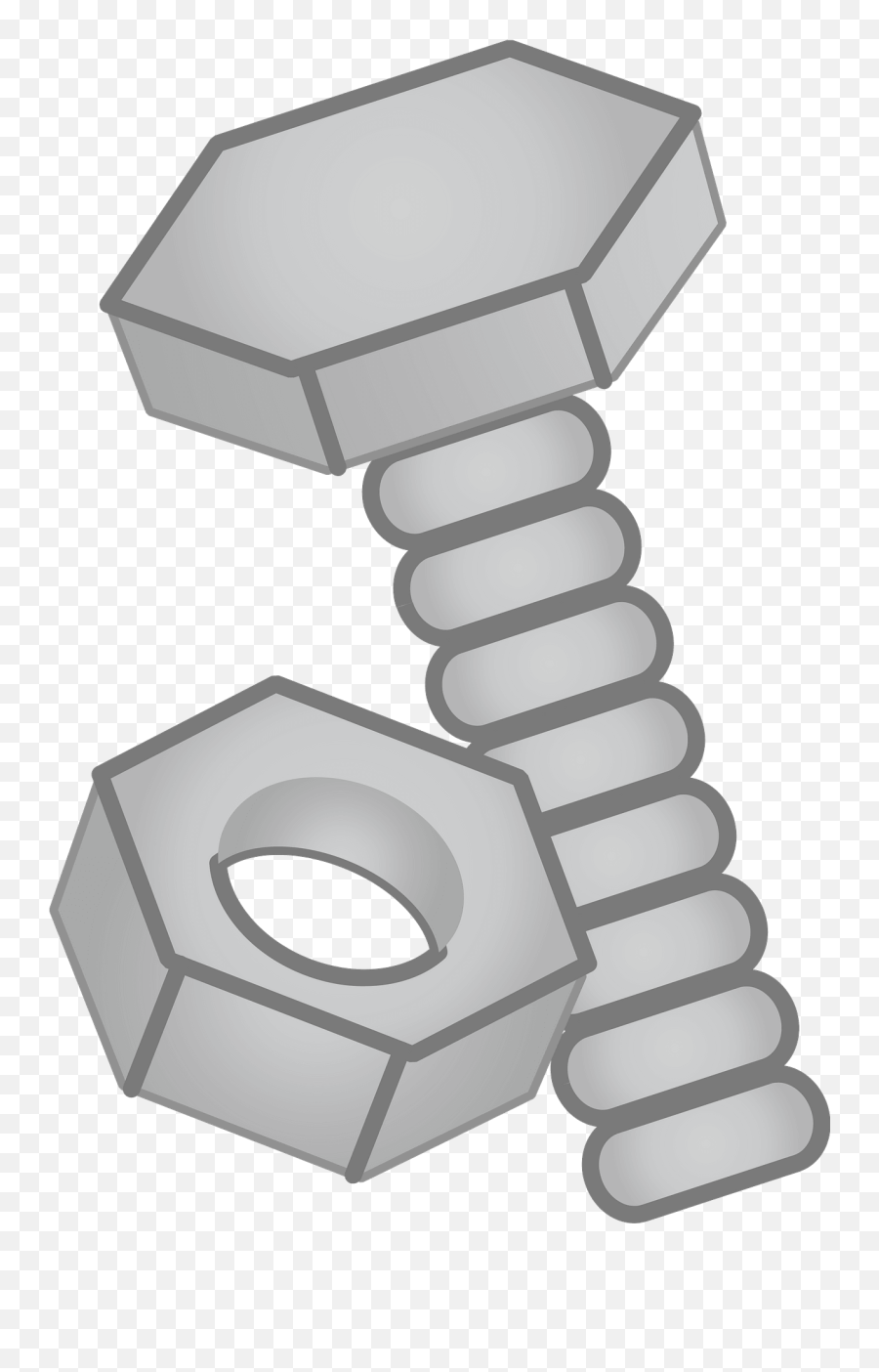 Bolt And Nut Clipart - Nut And Bolt Clipart Emoji,Screw Emoji