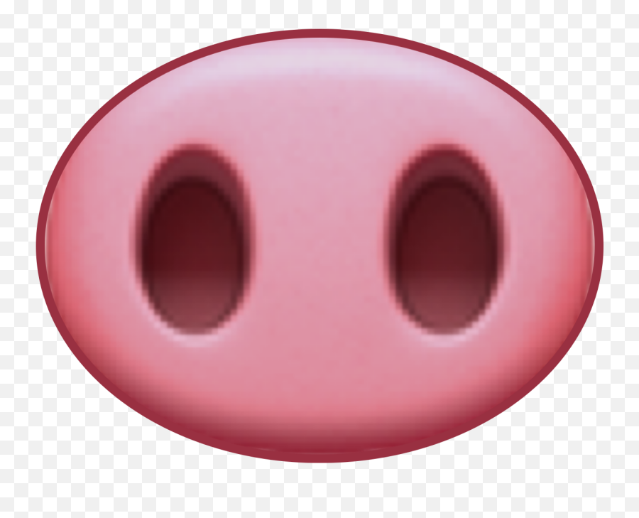 Pig Piggy Nose Nariz Cerdo Sticker - Transparent Pig Snout Emoji,How To Make A Pig Nose Emoticon