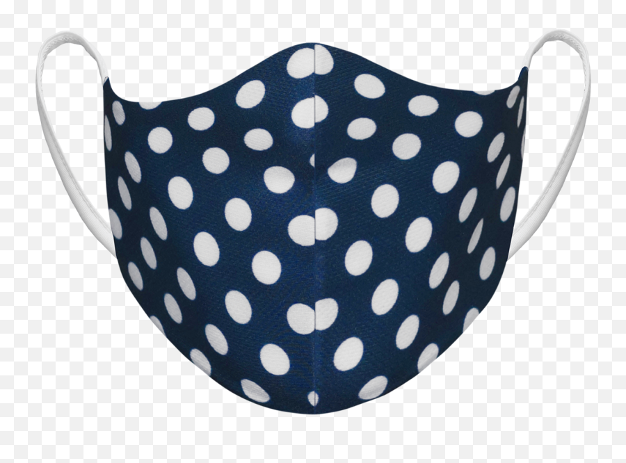 Athletic Knit Reusable Sublimated Fabric Face Mask - Polka Dot Emoji,Lumberjack Emojis