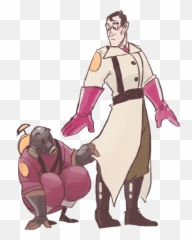 Tf2 Medic Pyro Teamfortress2 Sticker - Pyro And Medic Emoji,How To Add Emoticons On The Pyro In Sfm