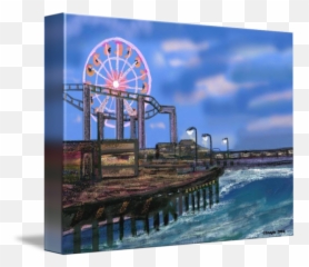 Ferris Wheel At The Boardwalk - Board Walk Ferris Wheel Emoji,Paint Ferris Wheel Emoji