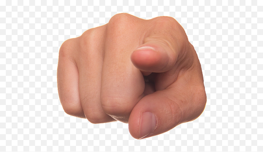 Pointing Finger - Transparent Finger Point At You Emoji,Point Finger Emoji No Background