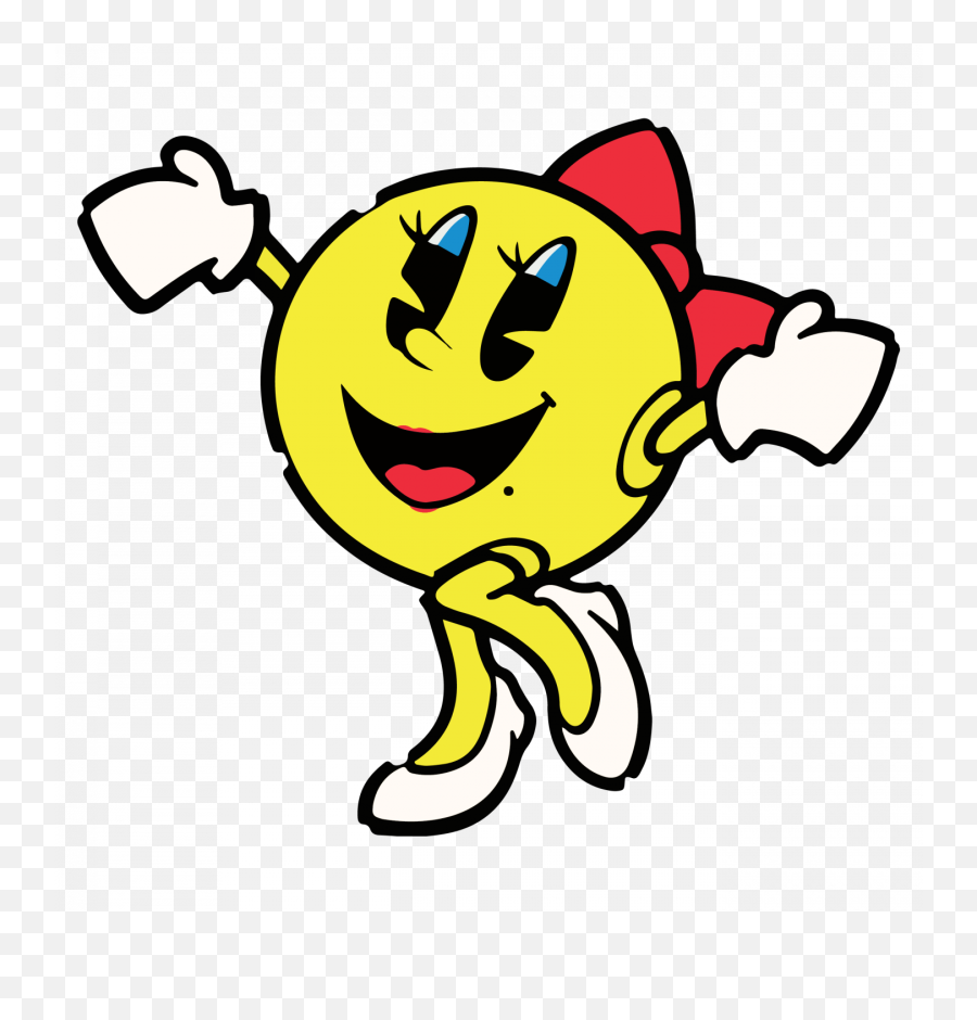 Ms - Ms Pac Man Drawing Emoji,Eyes Of Disdain Emoticons