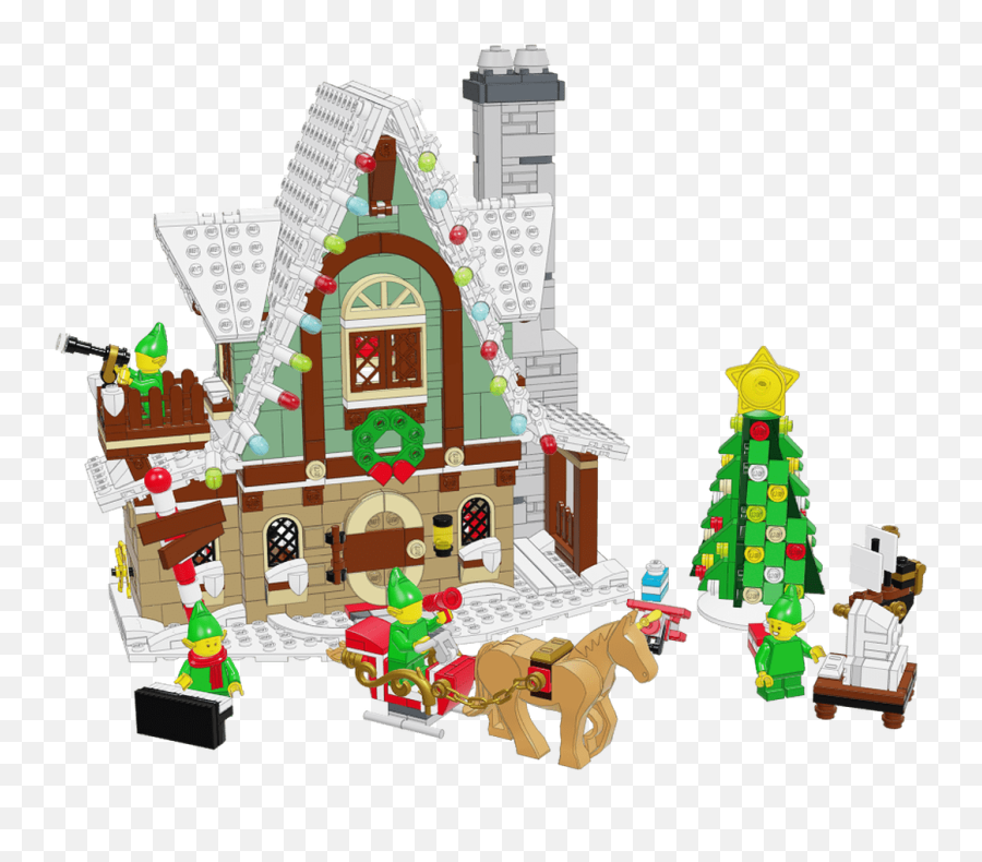 Mecabrickscom Lego Set 10275 - 1 Elf Club House Building Sets Emoji,Lego Sets Your Emotions Area Giving Hand With You