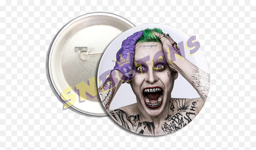 Botons - Joker Emoji,Emoticon Esquadrão Suicida
